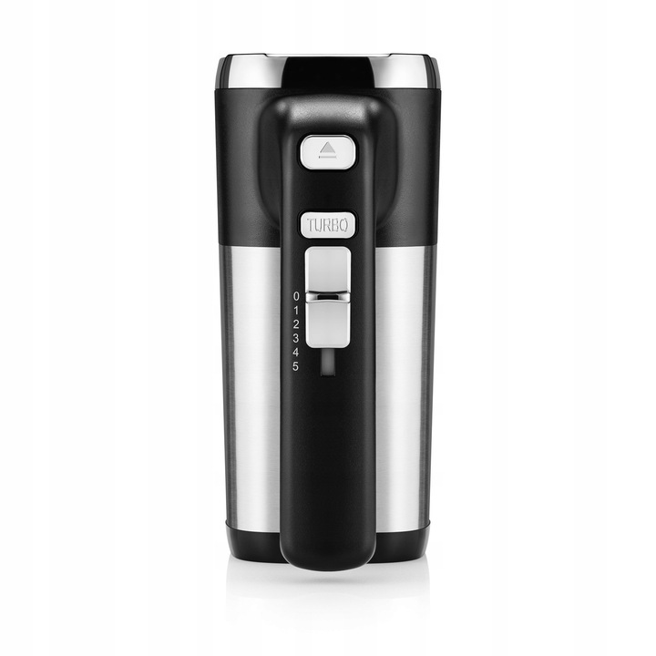 Mikser ręczny 5 biegów tryb TURBO Zestaw 4 mieszadła Organizer TRANSA 900W