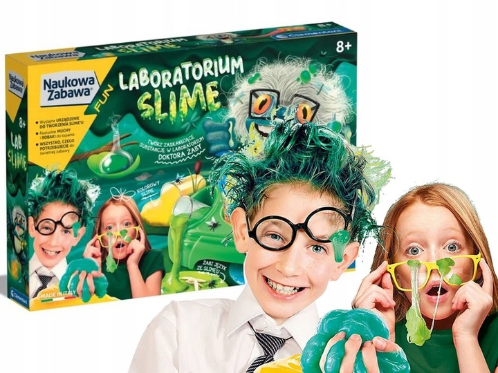Clementoni Naukowa zabawa Laboratorium Slime 50726