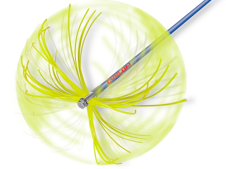 ZESTAW SZCZOTKA CYKLON 9m DO CZYSZCZENIA KOMINA 16 ŁAŃCUCHÓW GŁOWICE PILOT