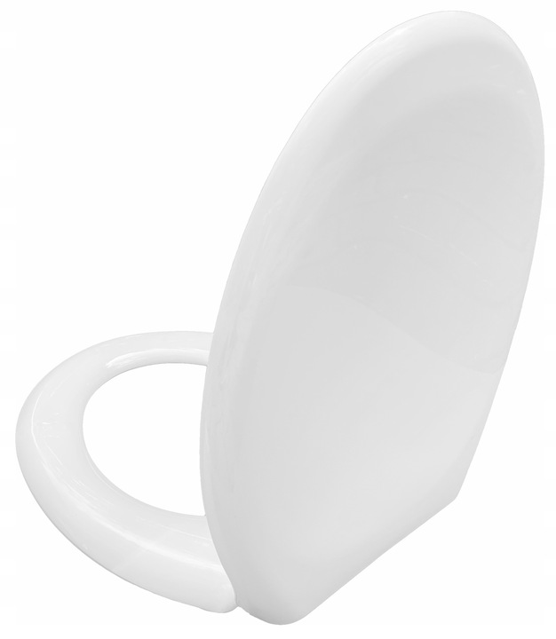 Deska sedesowa wolnoopadająca wypinana UNIWERSALNA owalna WC kołki + śruby