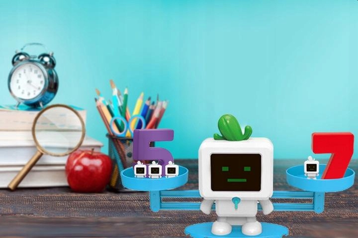 Prezent Pod Choinkę Gra Liczbowa Edukacyjna Robot