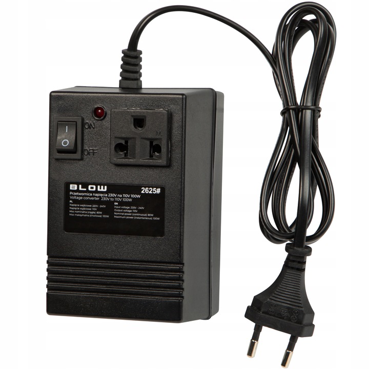PRZETWORNICA KONWERTER TRANSFORMATOR 230V/110V USA