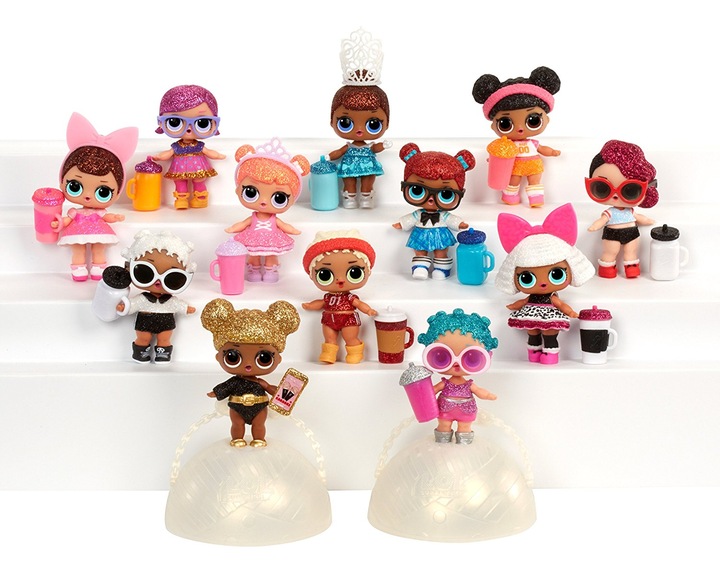 L.O.L. SURPRISE GLITTER LALECZKA BROKATOWA W KULI