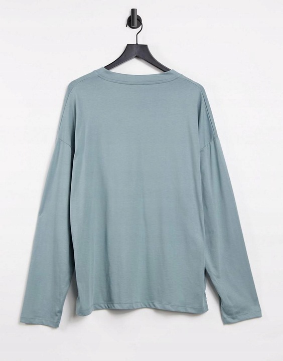 KOSZULKA NA GUZIKI OVERSIZE NIEBIESKA M A05