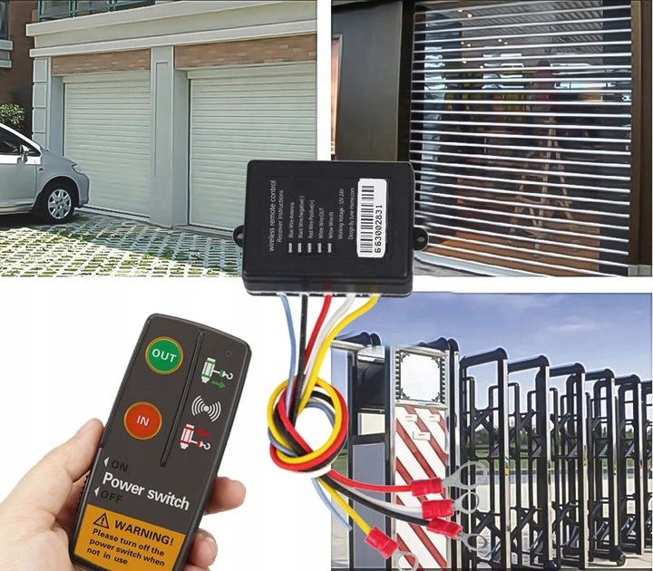 ZDALNE BEZPRZEWODOWE STEROWANIE WYCIĄGARKI WINDY WCIĄGARKI 12V 24V PILOT