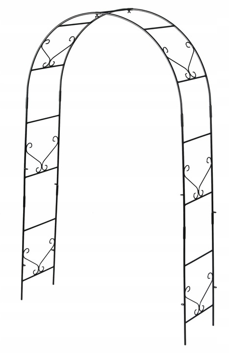 Metalowy płotek ogrodowy, pełny pręt fi 8, fi10, ogrodzeniowy, palisada P1