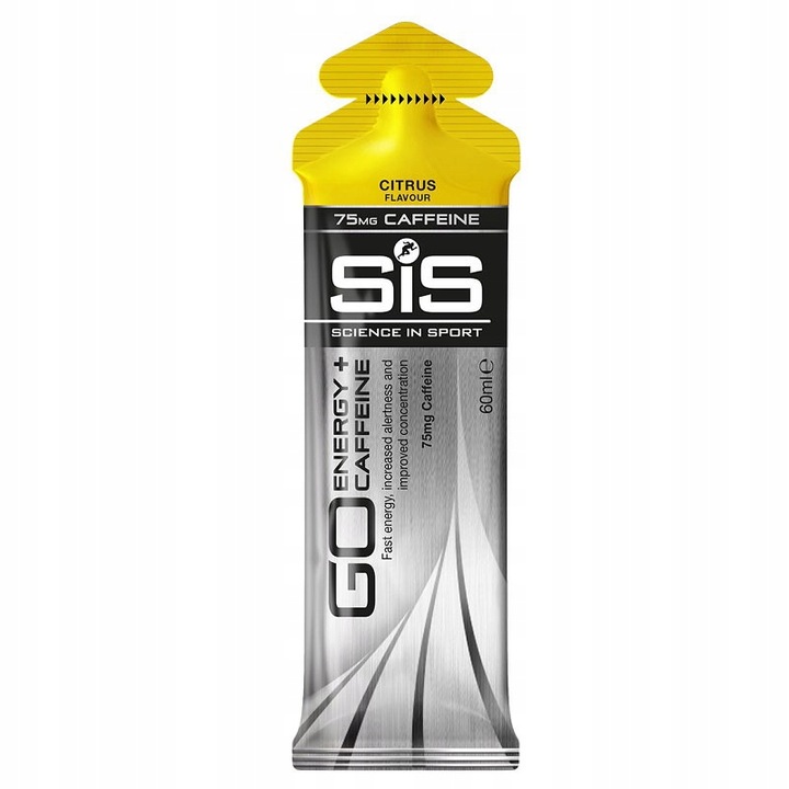 SIS Go Energy+Caffeine Gel 10x60ml ZEL ENERGETYCZNY Z KOFEINA ENERGIA POWER
