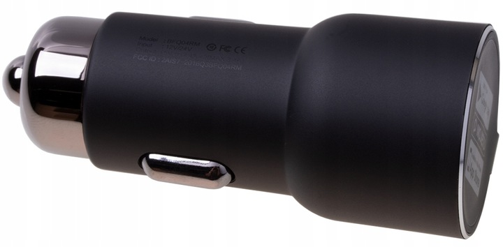 ROIDMI 3S Transmiter FM BLUETOOTH MOIJETU Ładowarka 2x USB czarny