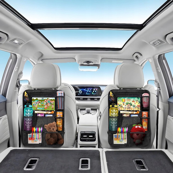 ORGANIZER SAMOCHODOWY DO AUTA NA OPARCIE DO AUTA NA FOTEL + UCHWYTY GRATIS