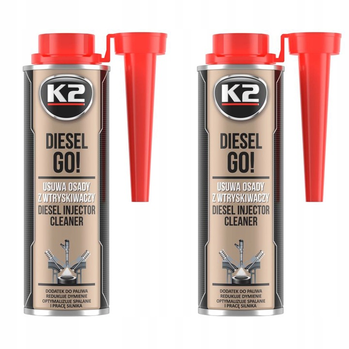 K2 DIESEL GO! - DODATEK DO PALIWA - CZYŚCI WTRYSKI X2