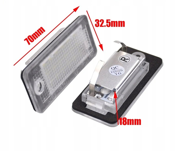 Podświetlenie tablicy LED A3 A4 B6 B7 A6 C6 A8 Q7