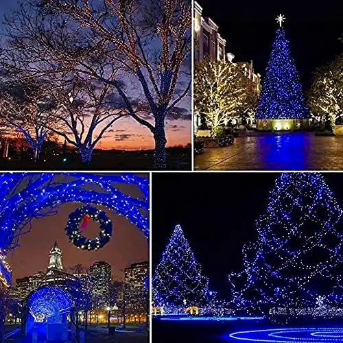 LAMPKI CHOINKOWE 200 LED ZEWNĘTRZNE FLASH EFEKT ISKIERKI GRUB KABEL multi