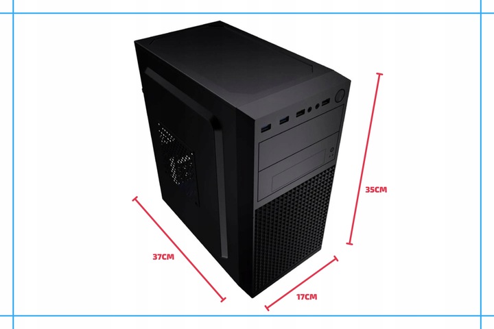 Komputer Stacjonarny Intel Core i5 8GB 512GB SSD Windows 10 WiFi Wydajny