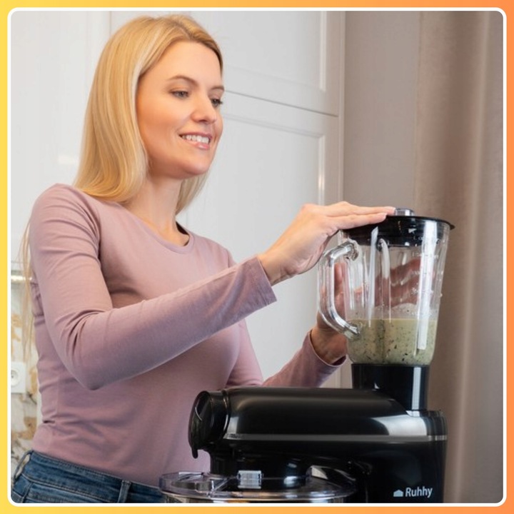 Robot Kuchenny Planetarny Z Blenderem Maszynka Do Mielenia Mięsa 2200W