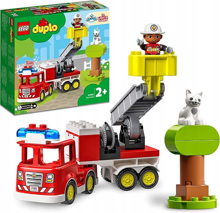 LEGO Duplo 10969 Wóz strażacki grający Prezent