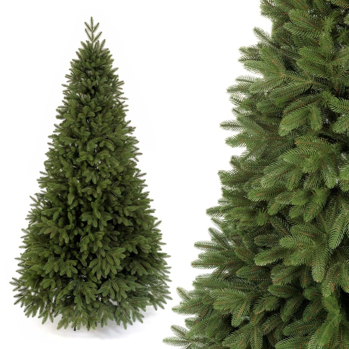 Wianek Świąteczny 100% PE ŚWIERK 3D REAL TREE 60cm Naturalny wygląd KOMINEK