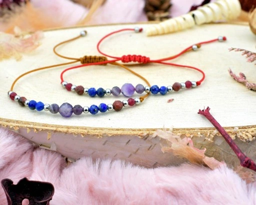 Bransoletka Znak Zodiaku BARAN Naturalne Kamienie Zodiak