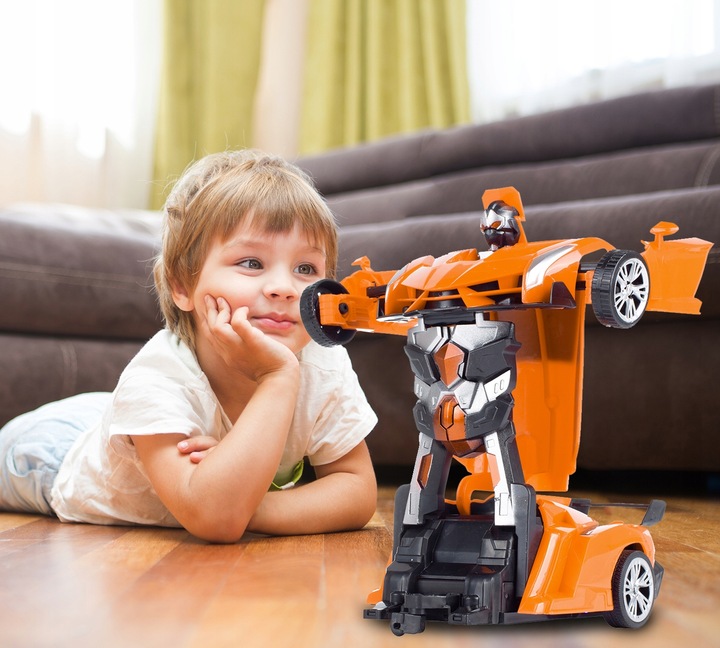 AUTO ROBOT TRANSFORMUJĄCY SAMOCHÓD NA PILOTA ZDALNIE STEROWANY DLA CHŁOPCA