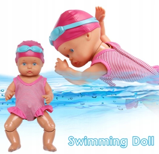 LALKA BOBAS PŁYWAJĄCA DO KĄPIELI RUCHOME STAWY WODOODPORNA DO WODY