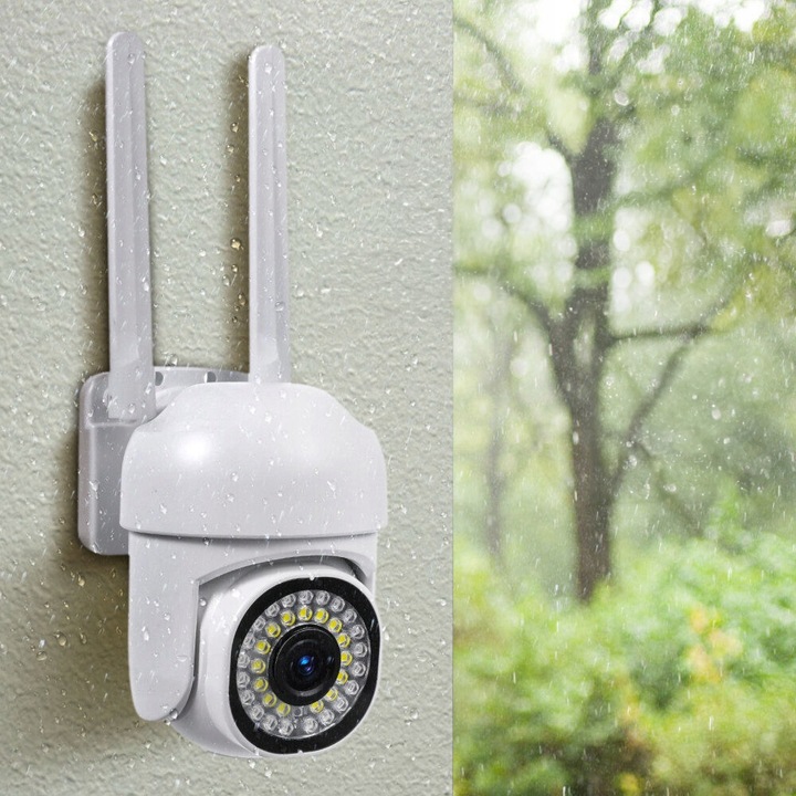 KAMERA WIFI IP SMART ZEWNĘTRZNA OBROTOWA FULL HD 2MP 1080p ZOOM 4x DETEKCJA