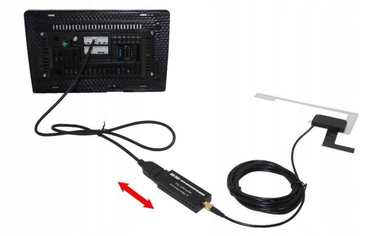 ANTENA,TUNER DAB+ DEDYKOWANY ADAPTER DO RADIA Z SYSTEMEM ANDROID USB, SMA