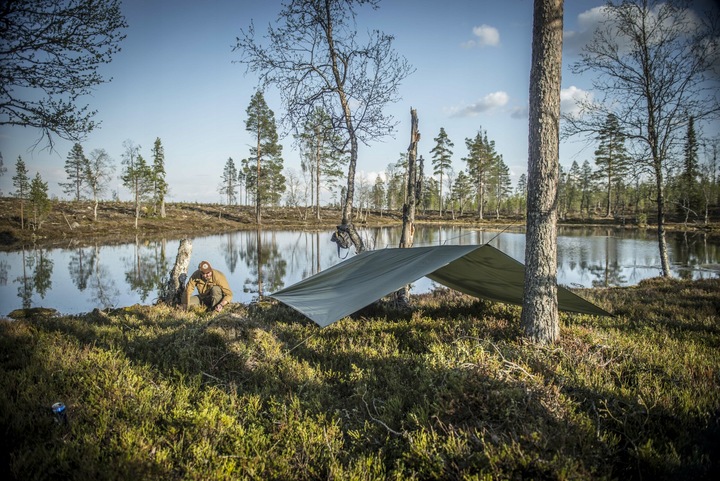 Płachta Biwakowa HELIKON SUPERTARP Polyester Ripstop PenCott WildWood 3x3m