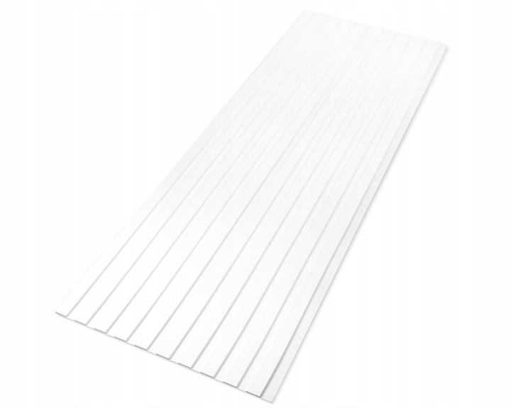 Lamele na białej płycie HDF - zestaw 59,5 cm x 275 cm - DĄB Miodowy i inne