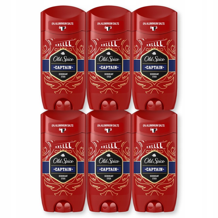 Old Spice Captain Dezodorant sztyft 6x85 ml