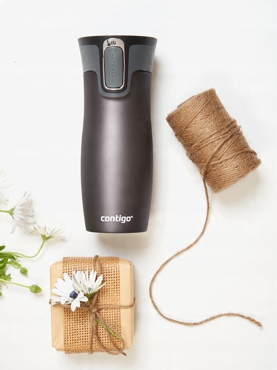 Kubek termiczny z grawerem prezent/personalizowany Contigo West Loop-grafit