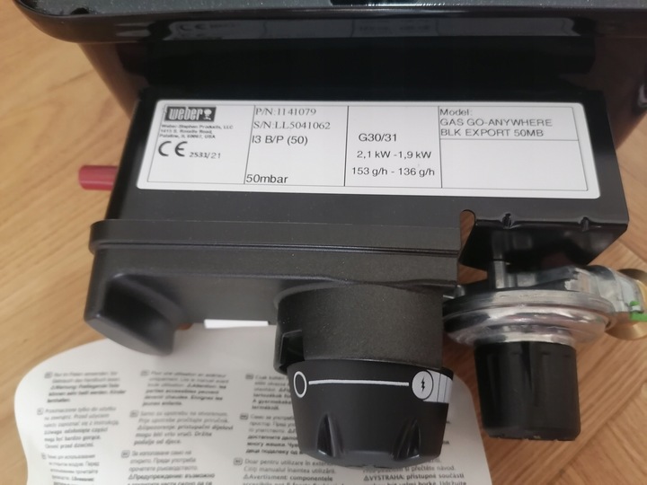 Grill gazowy Weber Go-Anywhere przenośny turystyczny 2,1kW