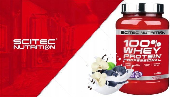 SCITEC 100% WHEY PROTEIN PROFESSIONAL 920 G BIAŁKO