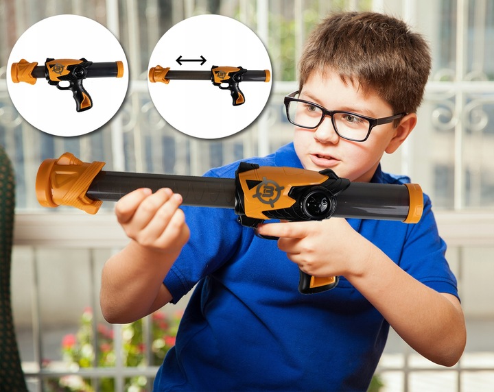 ROBOT GRA STRZELANIE DO CELU PISTOLET LICZNIK LCD TARCZA DO STRZELANIA