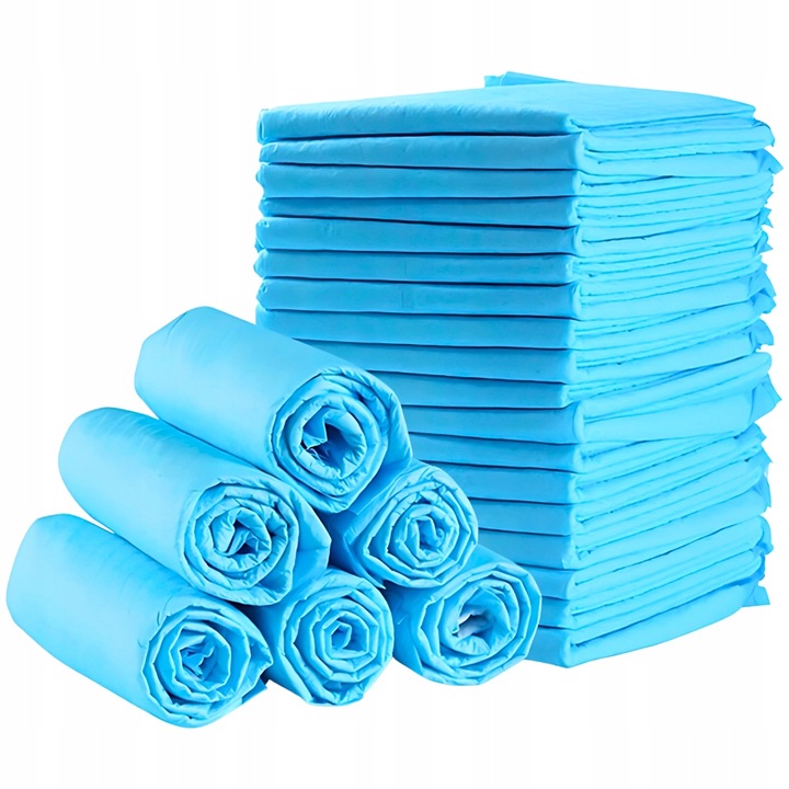 100 szt Podkłady chłonne higieniczne 60x60 maty do nauki higieny dla psa