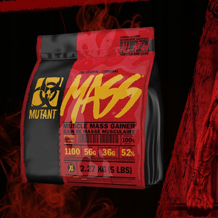 PVL Mutant Mass 2270g ODŻYWKA GAINER MASA Z USA białko Wanilia