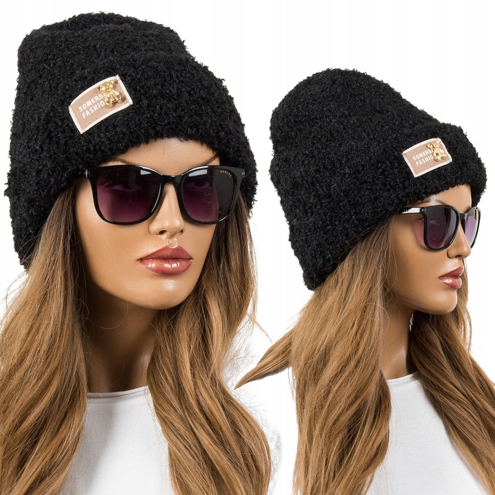 MODNA CZAPKA BEANIE ZIMOWA Damska MŁODZIEŻOWA CIEPŁA