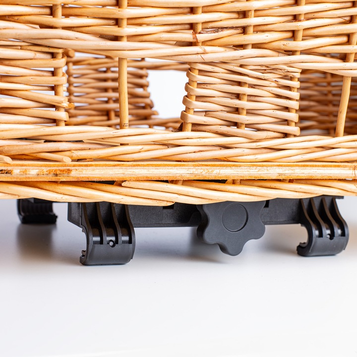 KOSZ ROWEROWY WIKLINOWY NA BAGAŻNIK TRANSPORTER TYLNY KOSZYK DLA PODUSZKA