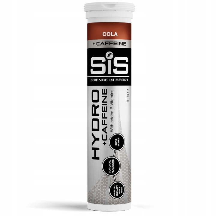 SIS Go Hydro 20 tabletek musujących Nawodnienie Izotonik z kofeiną| Cola