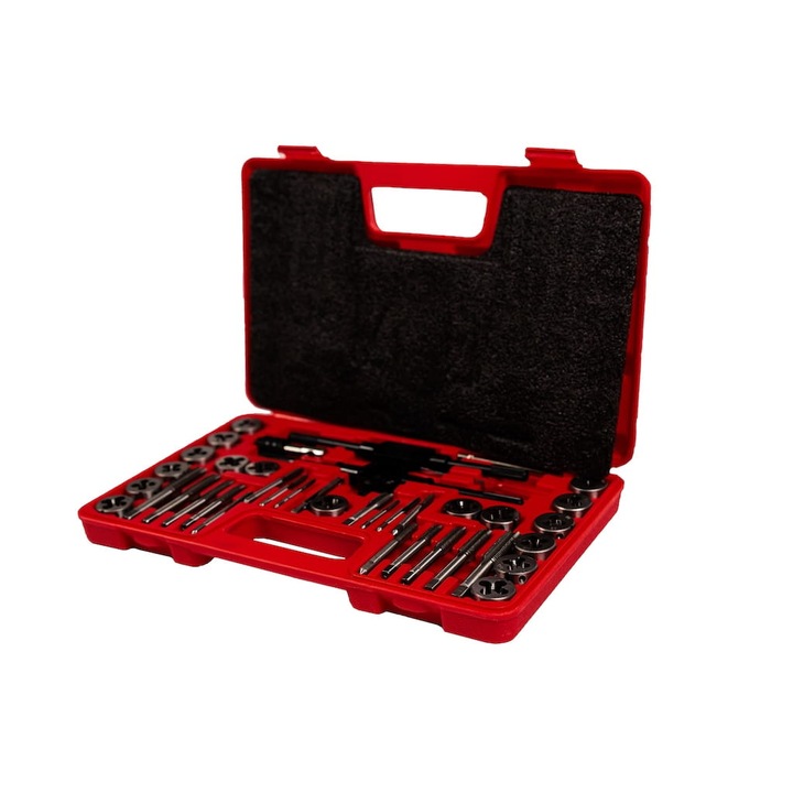 ZESTAW GWINTOWNIKÓW I NARZYNEK 40 EL. SOLIDNE WYKONANIE