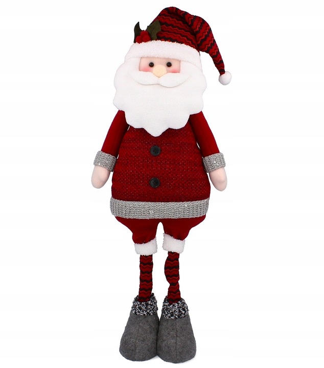 DEKORACJA MIKOŁAJ REGULOWANY TELESKOPOWY 80 65 cm