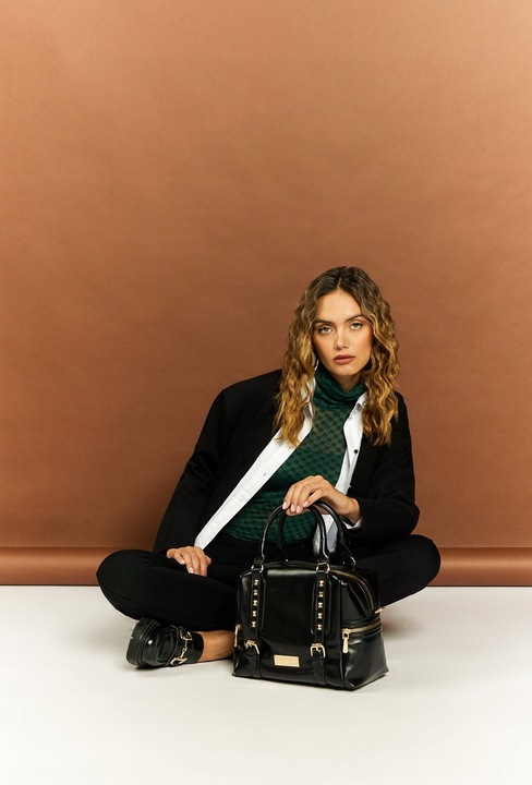 MONNARI Torebka damska kuferek Listonoszka Pojemny PREMIUM do pracy Pojemny