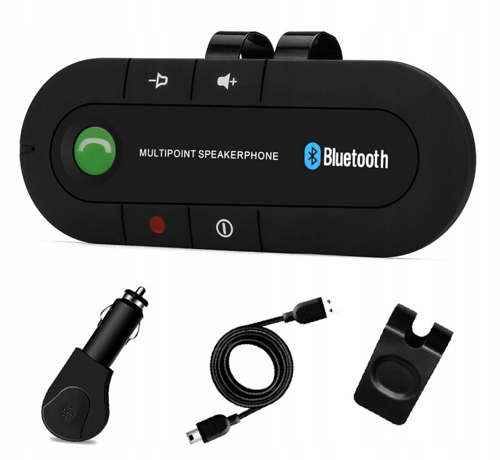 ZESTAW GŁOŚNOMÓWIĄCY BLUETOOTH SAMOCHODOWY TELEFON