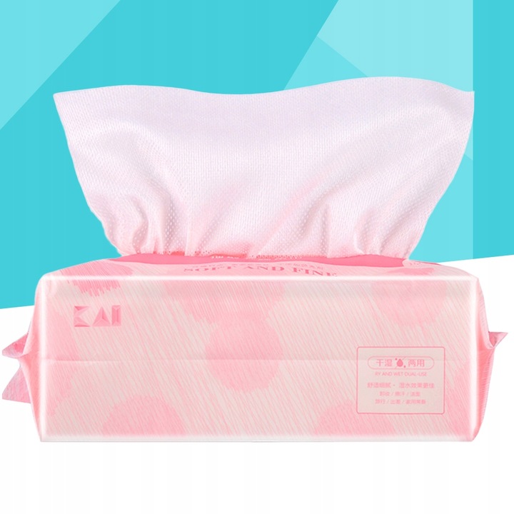 JEDNORAZOWE RĘCZNIKI DO TWARZY BAWEŁNIANE RĘCZNIKI DO DEMAKIJAŻU