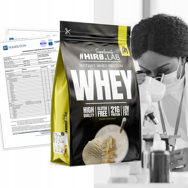 Białko koncentrat serwatkowe WPC 750 g Instant Whey Biała Czekolada hiro