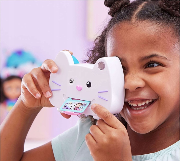 KOCI DOMEK GABI KOCIA KAMERA KOTEK + 3 KARTY ZDJĘCIA KITTY CAMERA APARAT