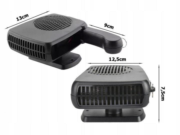 NAGRZEWNICA PODGRZEWACZ FARELKA SAMOCHODOWA GRZEJNIK DO AUTA SZYBY 12V