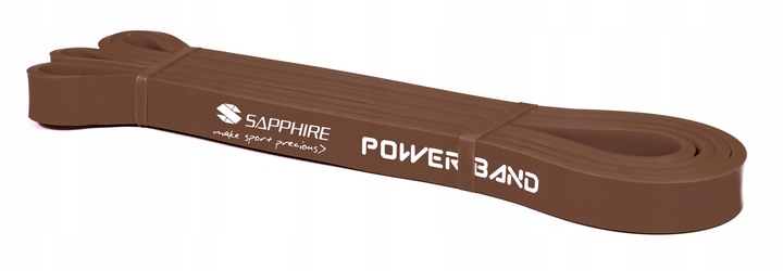 ZESTAW 4 GUM oporowych POWER BAND taśmy TRENINGOWE DO ĆWICZEŃ SAPPHIRE