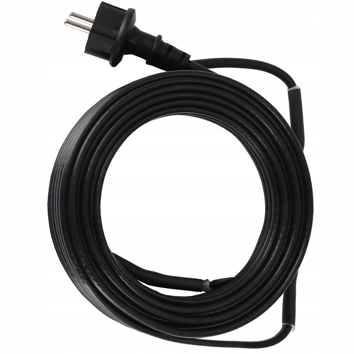 KABEL GRZEWCZY PRZEWÓD GRZEJNY Z TERMOSTATEM do rur rynny dachu 16W/m | 3M