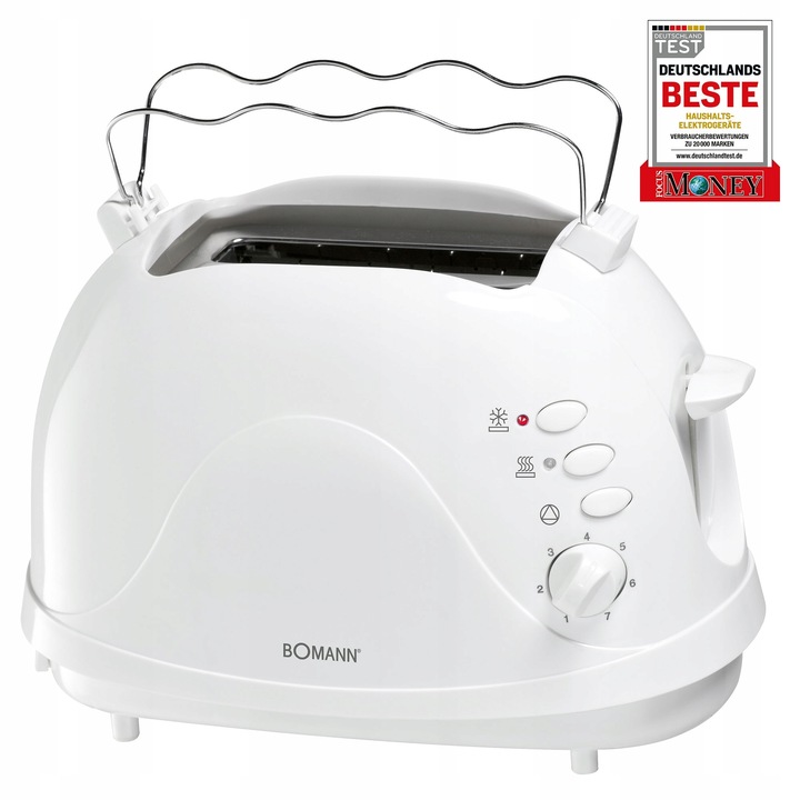 TOSTER NA 2 KROMKI BOMANN TA 879 W CB BIAŁY