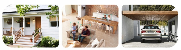 Zewnętrzna kamera WiFi PEŁNA ROZDZIELCZOŚĆ 4K ULTRA HD 8Mp SMART AUDIO 360°