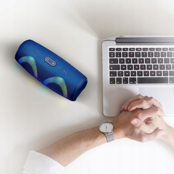 Przenośny Bezprzewodowy Głośnik Bluetooth 5.1 Wejście MicrSD MP3 TWS RADIO